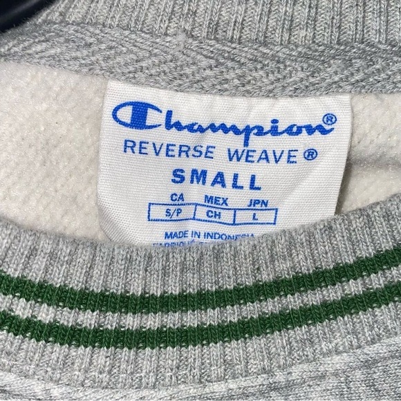 Champion Reverse Weave Crewneck Gray Small Pullover - Picture 5 of 6